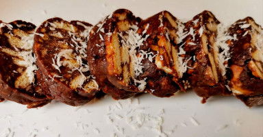 طريقة عمل ليزي كيك بالكاكاو وجوز الهند