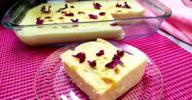 طريقة عمل العزيزية بالفرن من غير بيض