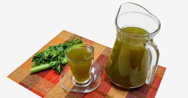 تقديم عصير الكرافس