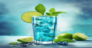 عصير المالديف الأزرق