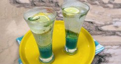 عصير المالديف الصيفي الأزرق